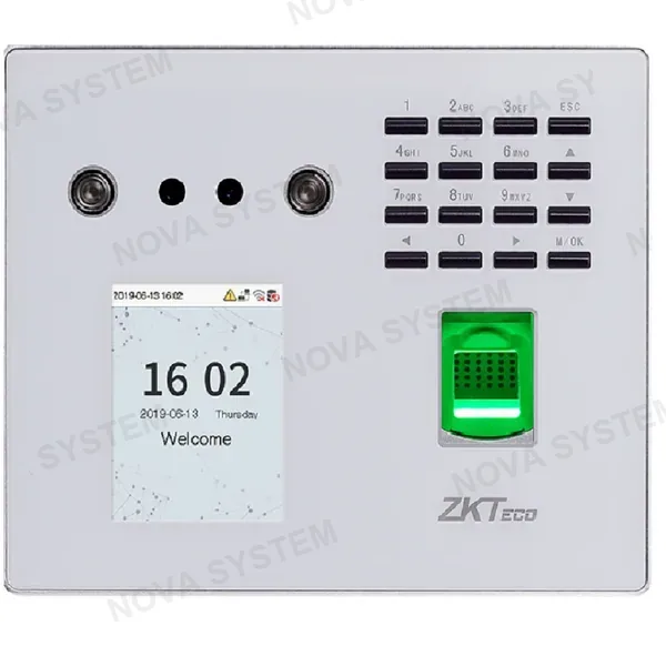 ZKTECO ZKTECO MB560-VL/ID Control de Asistencia y Acceso con Lector de Huella, Rostro y Tarjeta
