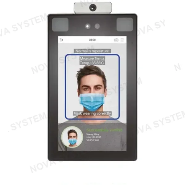 ZKTECO ZKTECO PROFACE X-CH-TD Control de Acceso con Verificación de Rostro y Palma