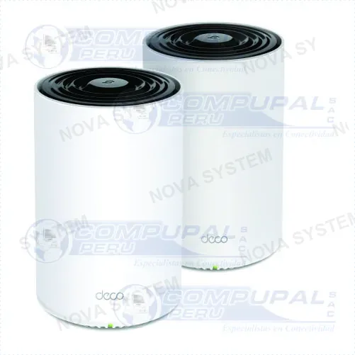 SISTEMA WIFI MESH DECO PX10-2 AX1500 AV1000 POWERL...