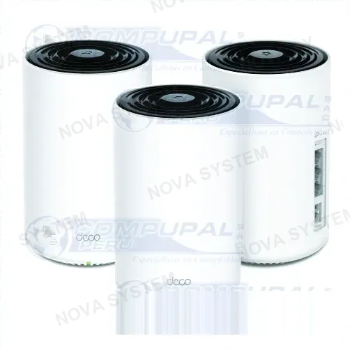 SISTEMA WIFI MESH DECO PX10-3 AX1500 AV1000 POWERL...