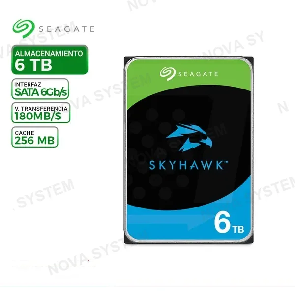 SEAGATE DISCO DURO SEAGATE SKYHAWK 6TB