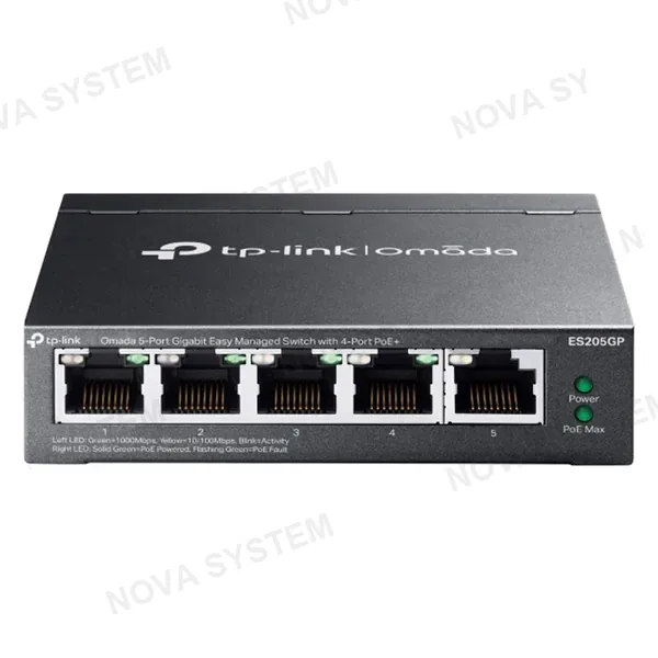 TP-LINK SWITCH TP-LINK ES205GP 5PTS POE 65W