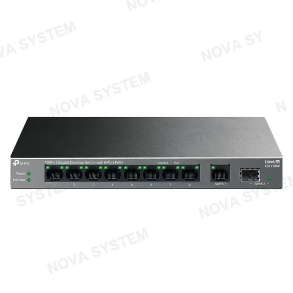 TP-LINK SWITCH TP-LINK LS1210GP 10PTS GIGABIT