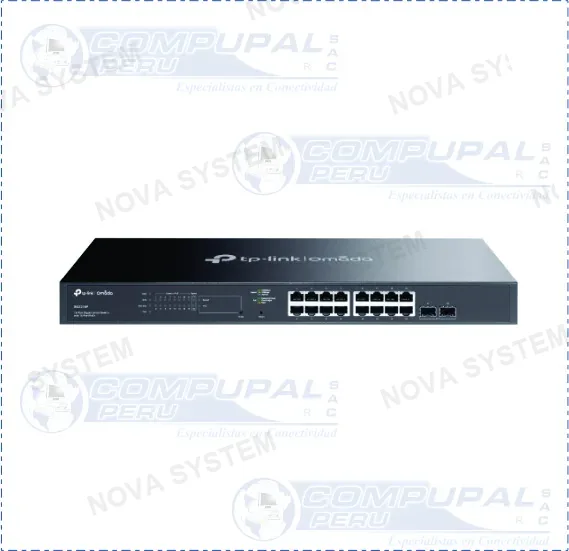 TP-LINK SWITCH TP-LINK TL-SG2218P 16PTS POE GB + 2SFP 150W...