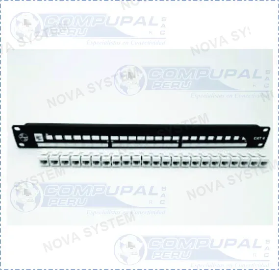 SATRA PATCH PANEL SATRA CAT6 24PTS VACIO