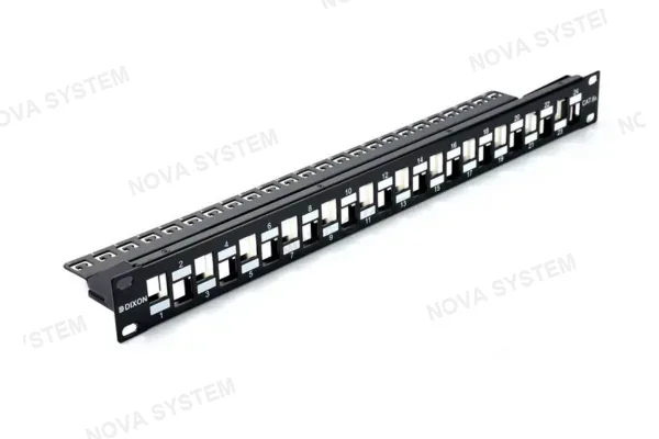 DIXON PATCH PANEL DIXON CAT6A 6AIDAE 24PTS VACIO