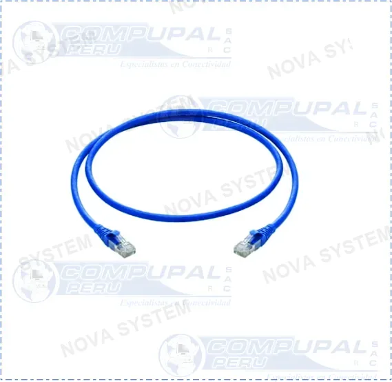 PATCH CORD COMMSCOPE CAT6A NPC6ASZDB-BL002M LSZH 2...