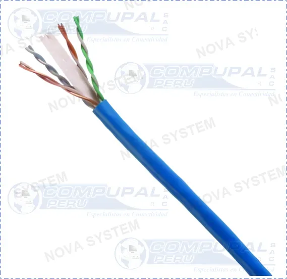 CABLE DE RED PANDUIT NETKEY CAT6 NUL6C04BU-FE LSZH...