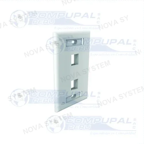 PLACA DE PARED FURUKAWA 35050017 2PTS GLOSSY BLANC...