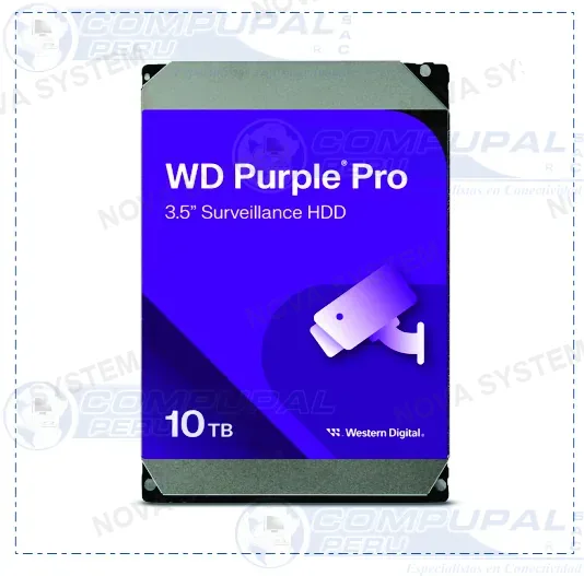 DISCO DURO WESTERN PURPURA 10TB PRO