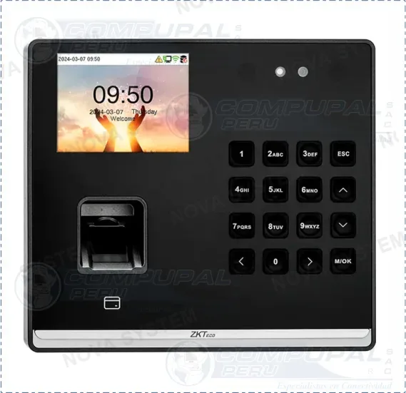 CONTROL DE ASISTENCIA ZKTECO SENSEFACE M2F-LR FACI...