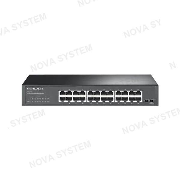MERCUSYS SWITCH MERCUSYS MS124GS 24PTS GB METAL RACKEABLE