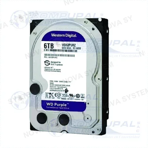 DISCO DURO WESTERN PURPURA 6TB