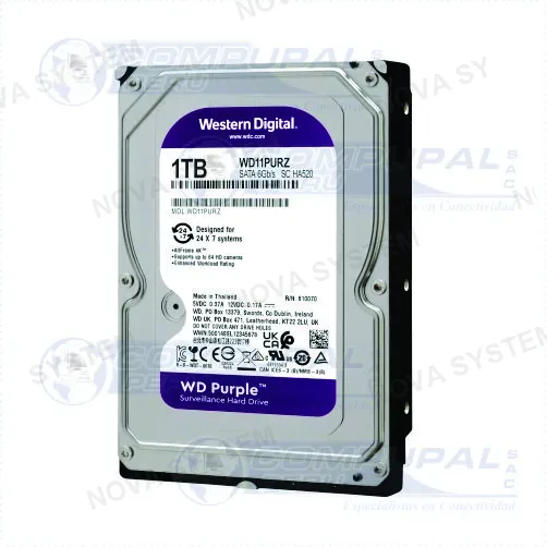 DISCO DURO WESTERN PURPURA 1TB