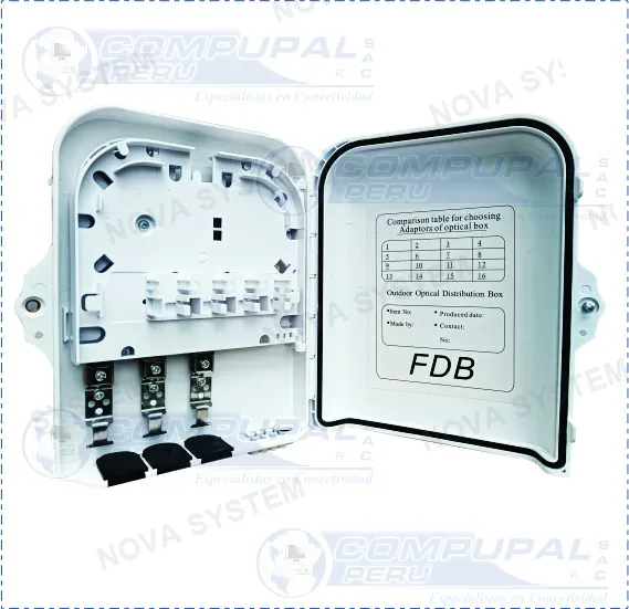 CAJA NAP GFX-08A 8 PUERTOS BLANCA