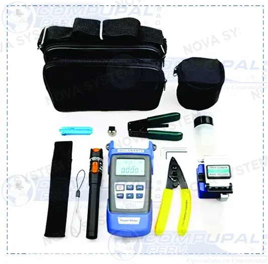KIT DE HERRAMIENTAS FTTH MALETIN NEGRA
