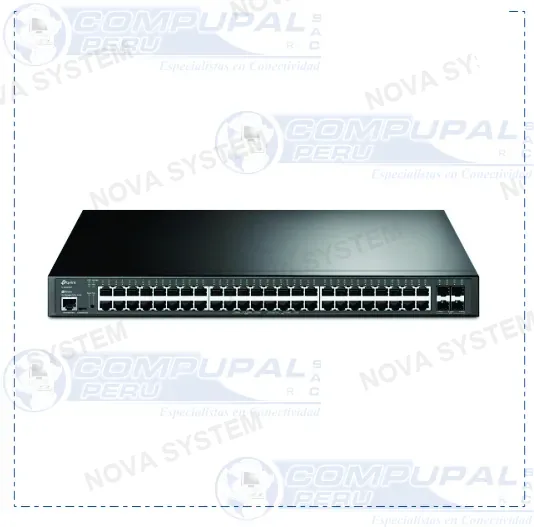 TP-LINK SWITCH TP-LINK TL-SG3452XP 48PTS POE GB + 4SFP 10G...