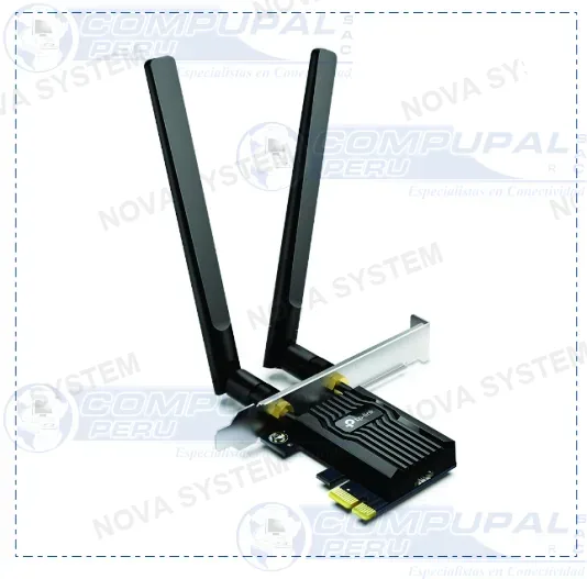 TP-LINK TARJETA DE RED TP-LINK TX55E PCIE AX3000 BLUETOOTH...