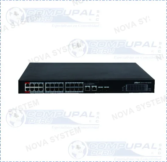 DAHUA SWITCH DAHUA PFS3228-24GT-360 2SFP + 24PTS POE GIG...