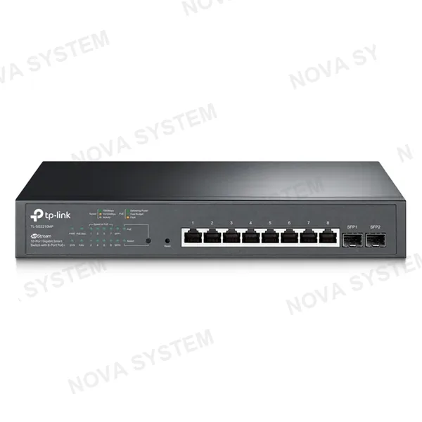 TP-LINK SWITCH TP-LINK TL-SG2210MP 10PTS POE GIGABIT + 2SF...