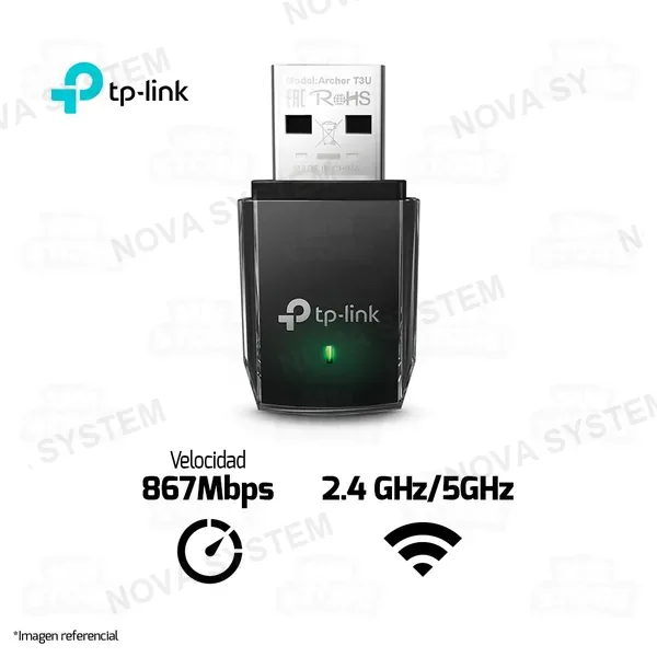 TP-LINK ADAPTADOR USB WIFI TP-LINK ARCHER T4U PLUS AC1300 ...