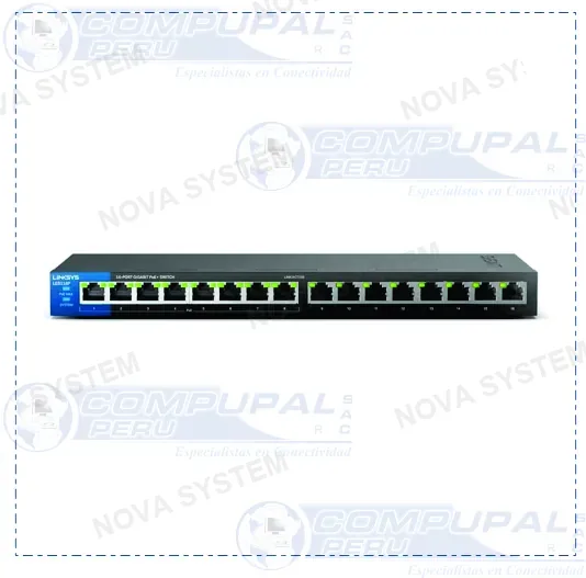 LG SWITCH LINKSYS LGS116 16PTS GIGABIT