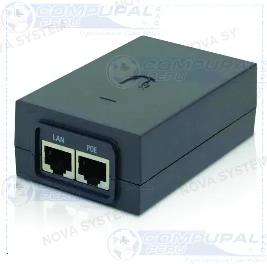 UBIQUITI ADAPTADOR POE UBIQUITI 24V-24W-G 1AMP