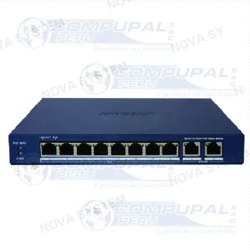 HIKVISION SWITCH HIKVISION DS-3E1310P-EI/M 8PTS POE BASE 100...