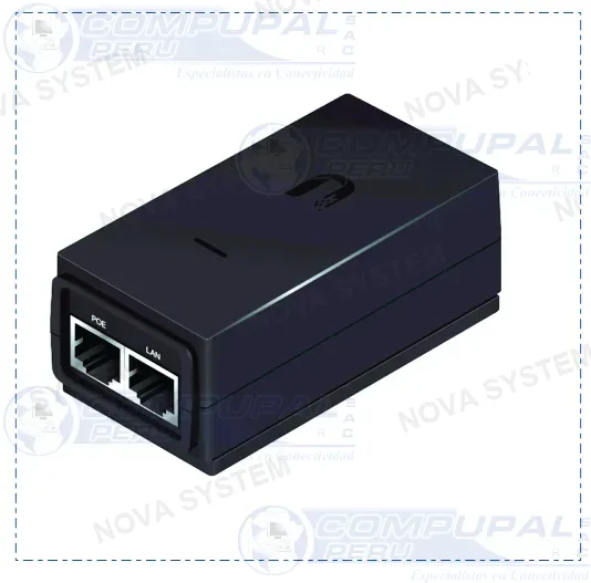 UBIQUITI ADAPTADOR POE UBIQUITI 24-12W-G 24V 0.5AMP