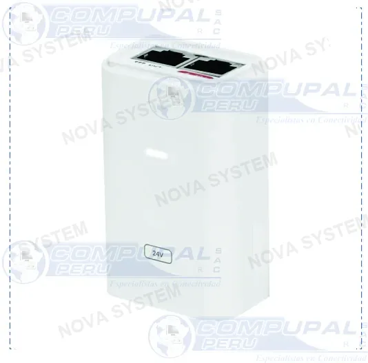 UBIQUITI ADAPTADOR POE UBIQUITI 24V-7W-G 24V-0.3AMP