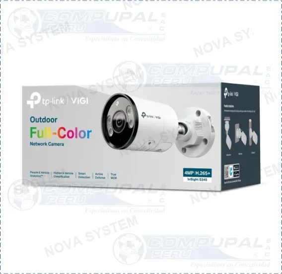 CAMARA IP VIGI INSIGHT S345 TUBO 4MP 2.8MM COLOR M...
