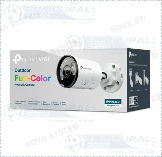 CAMARA IP VIGI INSIGHT S355 TUBO 5MP 2.8MM COLOR M...