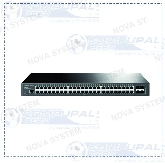 TP-LINK SWITCH TP-LINK TL-SG3452X ADM 48PTS GIGABIT + 4SFP...