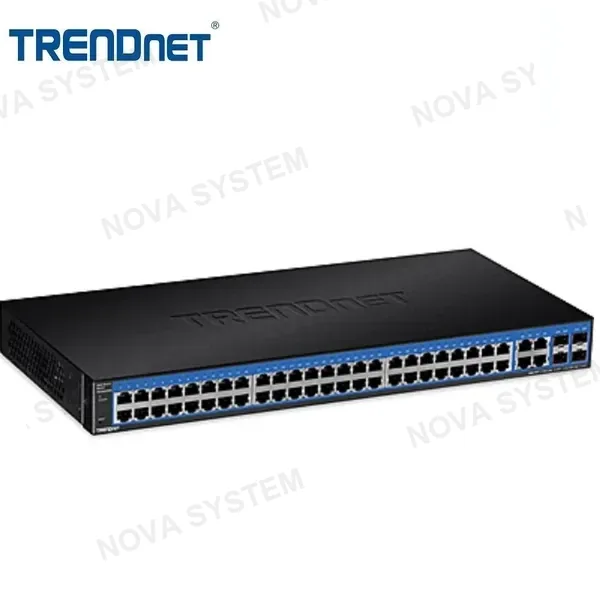 TRENDNET SWITCH TRENDNET TEG-524WS 48PTS GB + 4SFP/RJ45 GB ...
