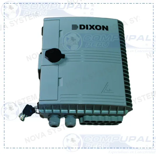 CAJA NAP GFX-12A 12 PUERTOS BLANCA DOBLE SEGURO