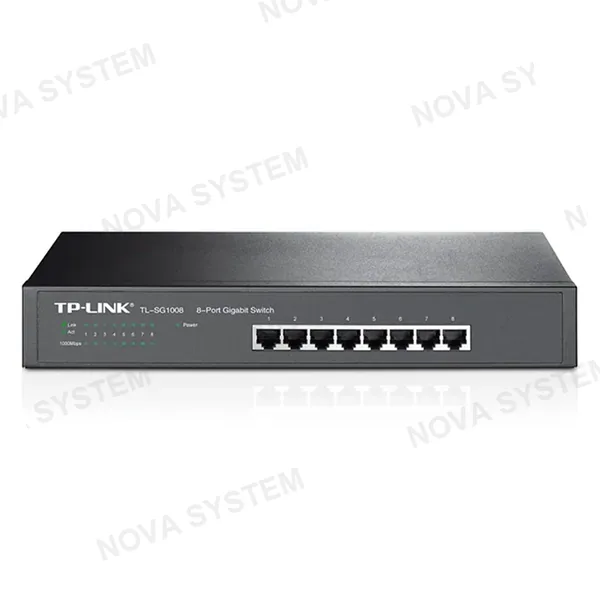 TP-LINK SWITCH TP-LINK TL-SG1008 8PTS GIGABIT RACKEABLE