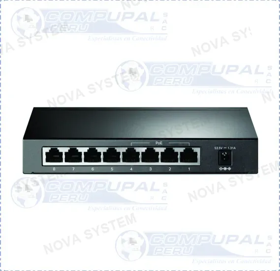 TP-LINK SWITCH TP-LINK TL-SF1008P 4PTS 10/100 + 4PTS POE