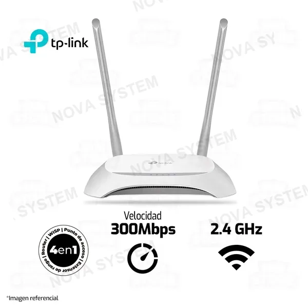 TP-LINK ROUTER TP-LINK TL-WR840N 300MBPS MULTIMODO