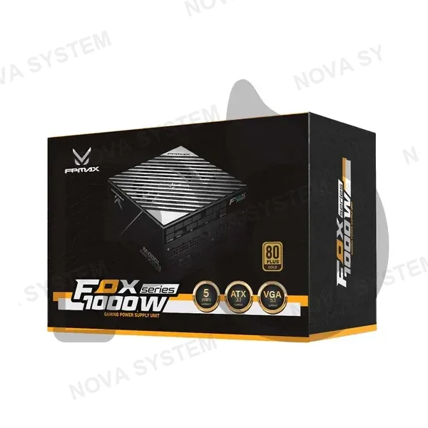 FUENTE DE PODER GAMER FPMAX FOX 1000W 80+ GOLD FULL MODULAR