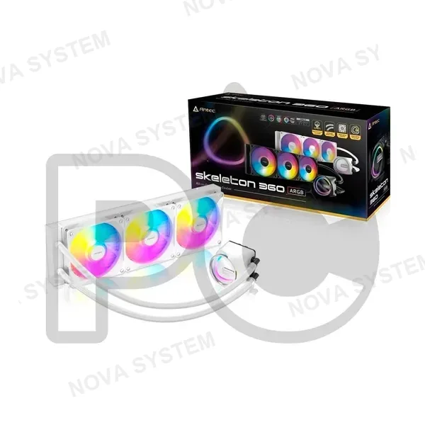 REFRIGERACION LIQUIDA ANTEC SKELETON 360 WHITE ARGB