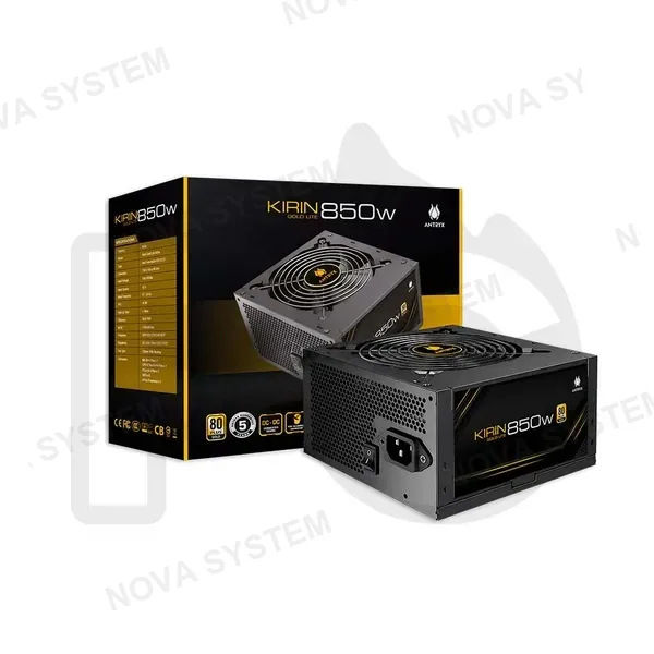 ANTRYX FUENTE DE PODER ANTRYX 850W KIRIN GOLD LITE 80+ GOLD MODULAR