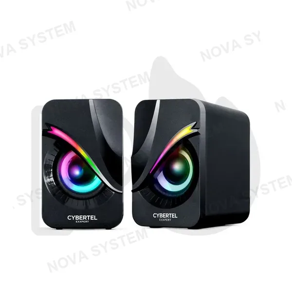 PARLANTE CYBERTEL EXXPERT BLACK CBX S301 2.0 RGB