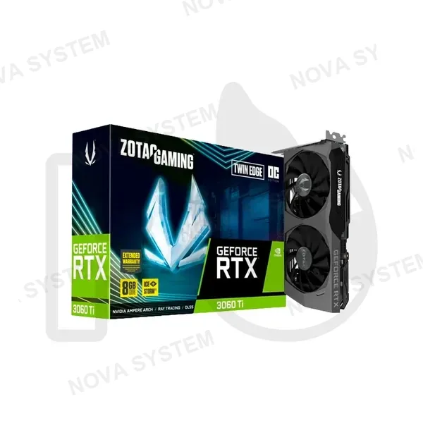 ZOTAC TARJETA DE VIDEO ZOTAC RTX 3060 TI TWIN EDGE 8GB GDDR6