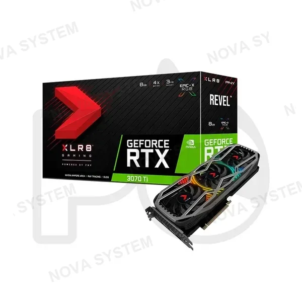 PNY TARJETA DE VIDEO PNY RTX 3070 TI XLR8 GAMING 8GB GDDR6X