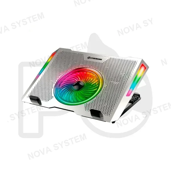 COOLER GAMER PARA LAPTOP CYBERCOOL HA-A15 ALUMINIO RGB