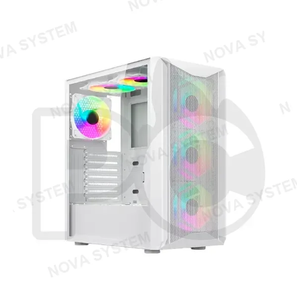 CASE GAMER CYBERTEL ELEMENT CBX5011 6 FANS WHITE