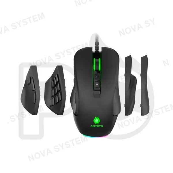 ANTRYX MOUSE GAMING ANTRYX CHROME STORM XCALIBUR DPI 16400 RGB