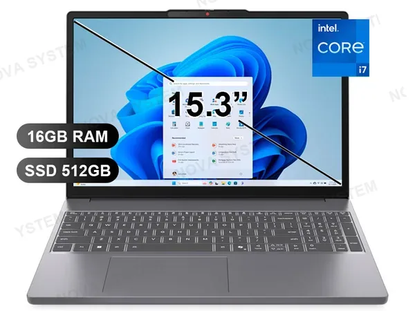 LENOVO LAPTOP LENOVO IP SLIM3 15IRH10 I7-13620H/ 16GB/ SSD512GB/ 15.3/ FREE/ 83K101EVLM