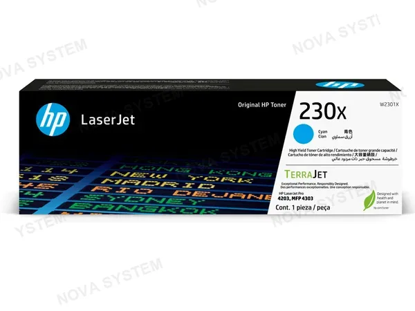 HP TONER HP W2301X (230X) L.J. 4303FDW CYAN 5.5 KPGS