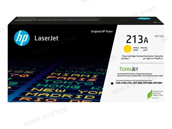 HP TONER HP W2132A (213A) LJ 5800 ENT. YELLOW 3,000 PGS